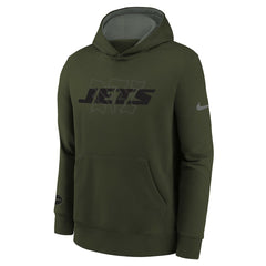 New York Jets Youth 2025 Rivalries Collection Club Hoodie Gotham Green