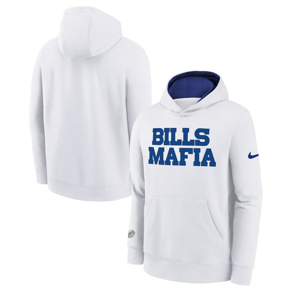 Buffalo Bills Youth 2025 Rivalries Collection Club Hoodie White