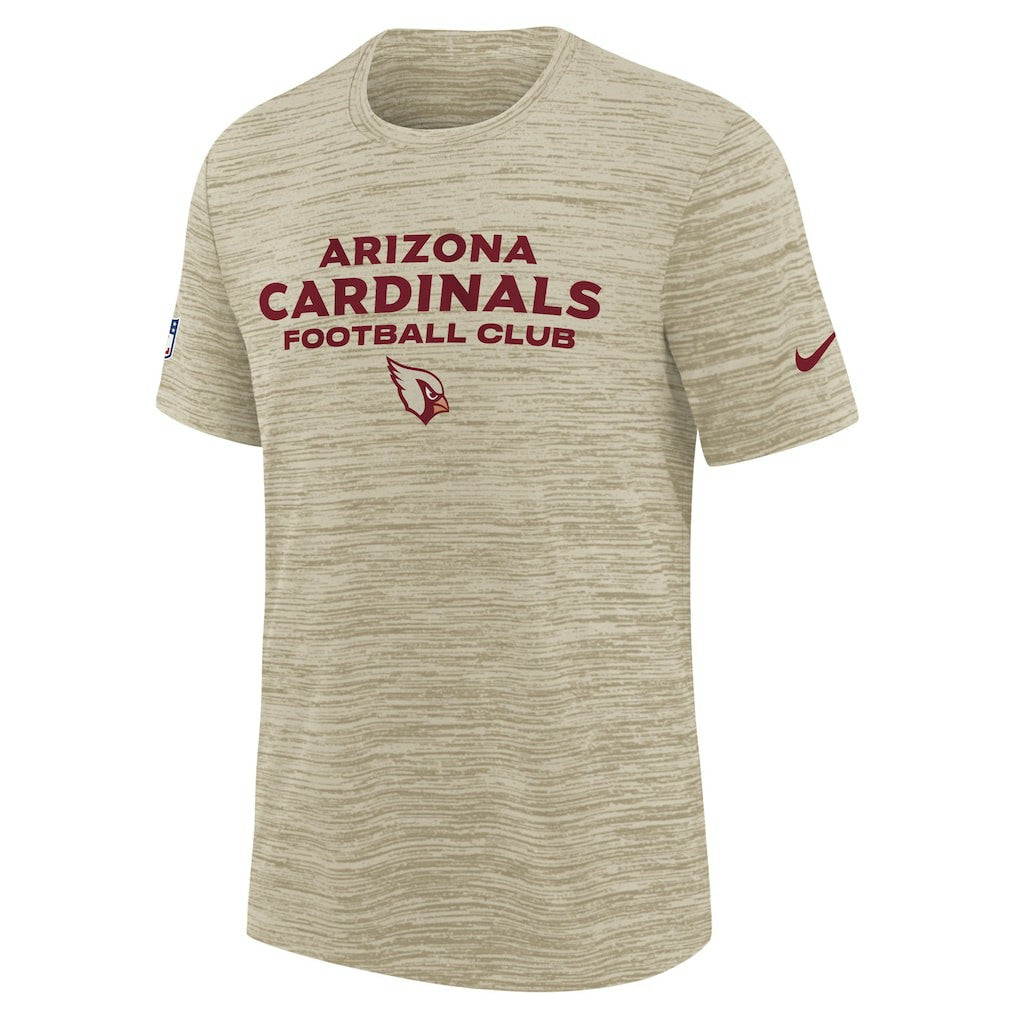 Arizona Cardinals Youth 2025 Rivalries Collection Sideline Velocity Dri-FIT T-Shirt Natural