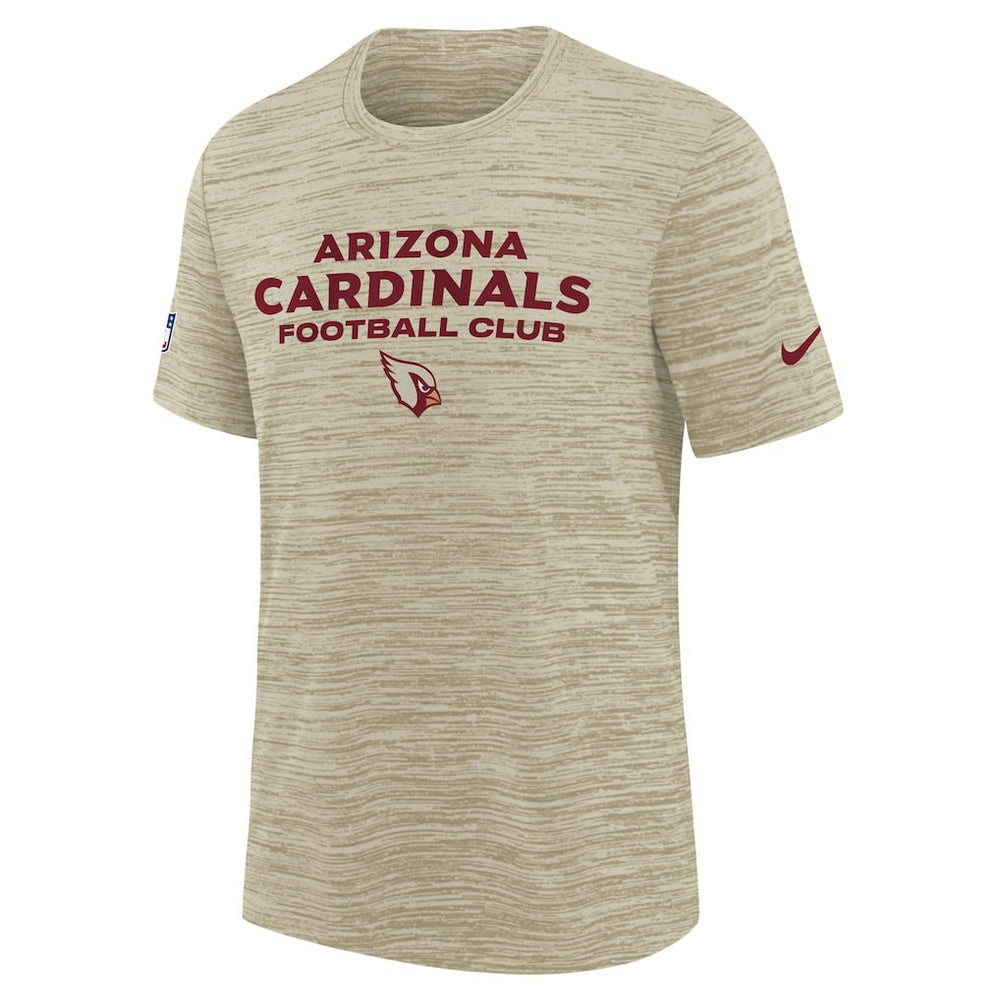 Arizona Cardinals Youth 2025 Rivalries Collection Sideline Velocity Dri-FIT T-Shirt Natural