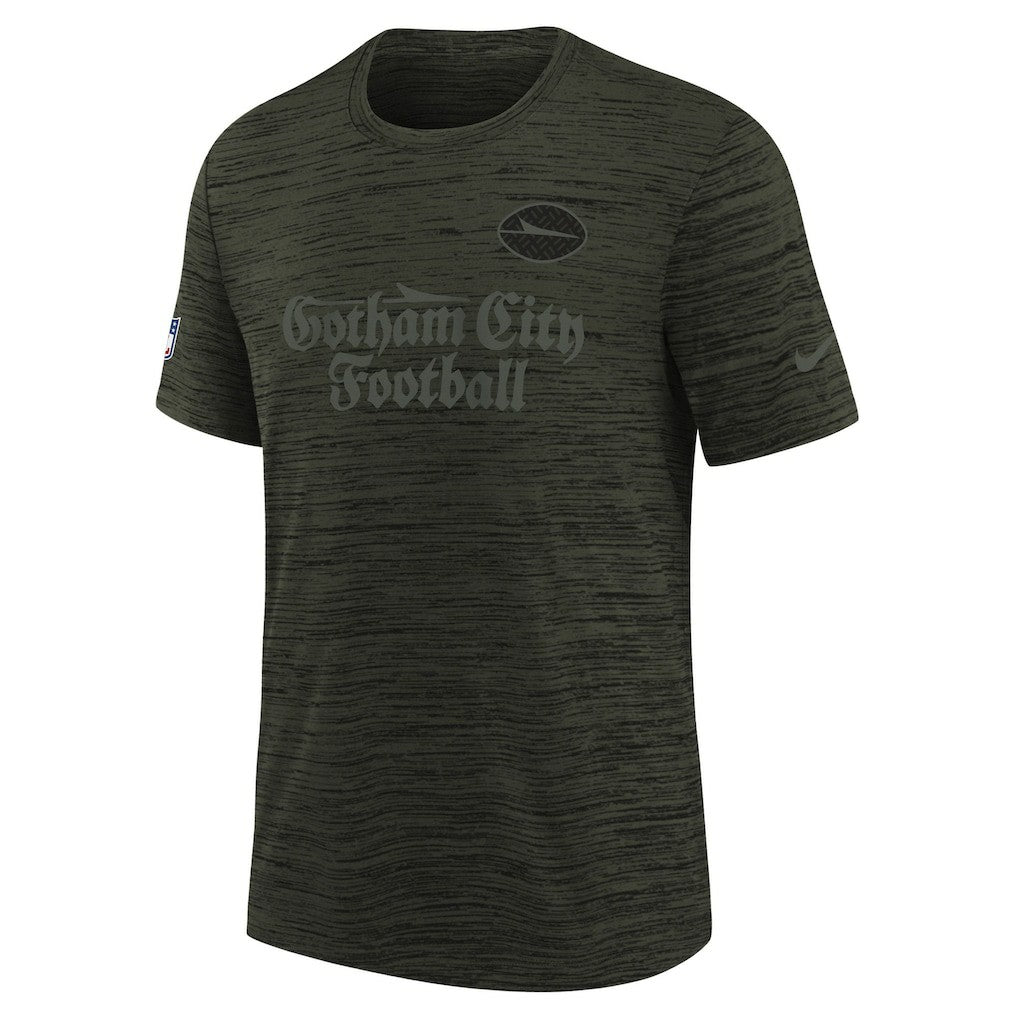 New York Jets Youth 2025 Rivalries Collection Sideline Velocity Dri-FIT T-Shirt Gotham Green