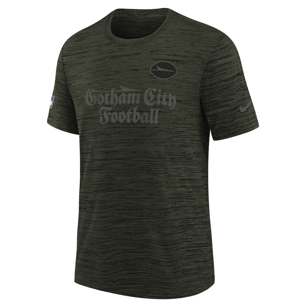 New York Jets Youth 2025 Rivalries Collection Sideline Velocity Dri-FIT T-Shirt Gotham Green