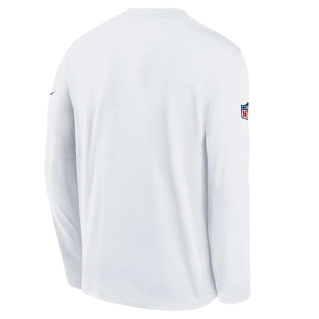 Buffalo Bills Youth 2025 Rivalries Collection Sideline Legend Dri-FIT Long Sleeve T-Shirt White