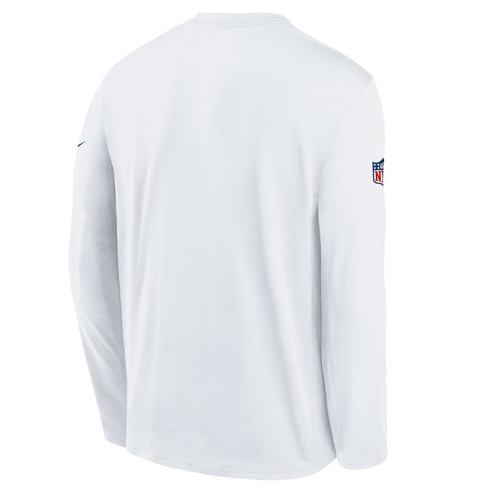 Buffalo Bills Youth 2025 Rivalries Collection Sideline Legend Dri-FIT Long Sleeve T-Shirt White