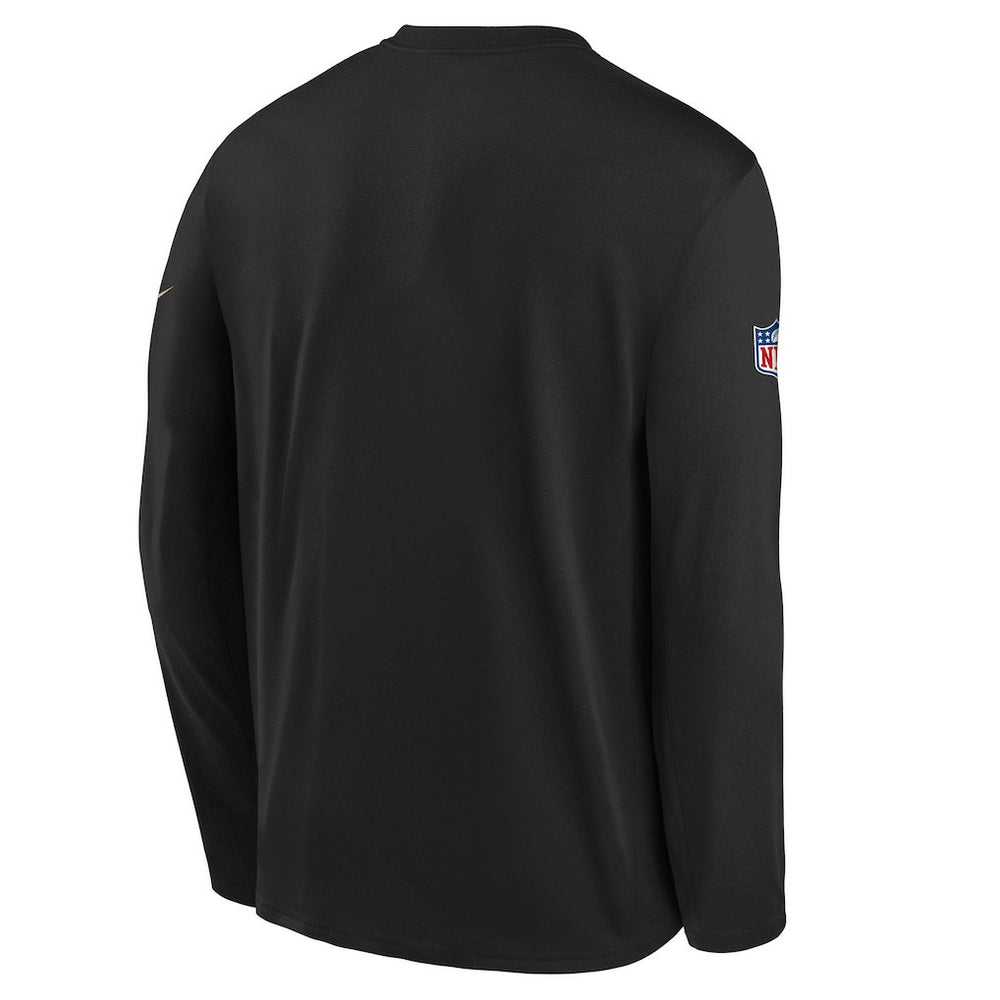 San Francisco 49ers Youth 2025 Rivalries Collection Sideline Legend Dri-FIT Long Sleeve T-Shirt Black