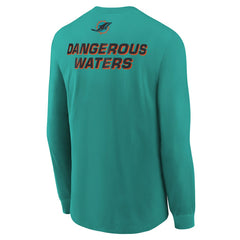 Miami Dolphins Youth 2025 Rivalries Collection Long Sleeve T-Shirt Turbo Green