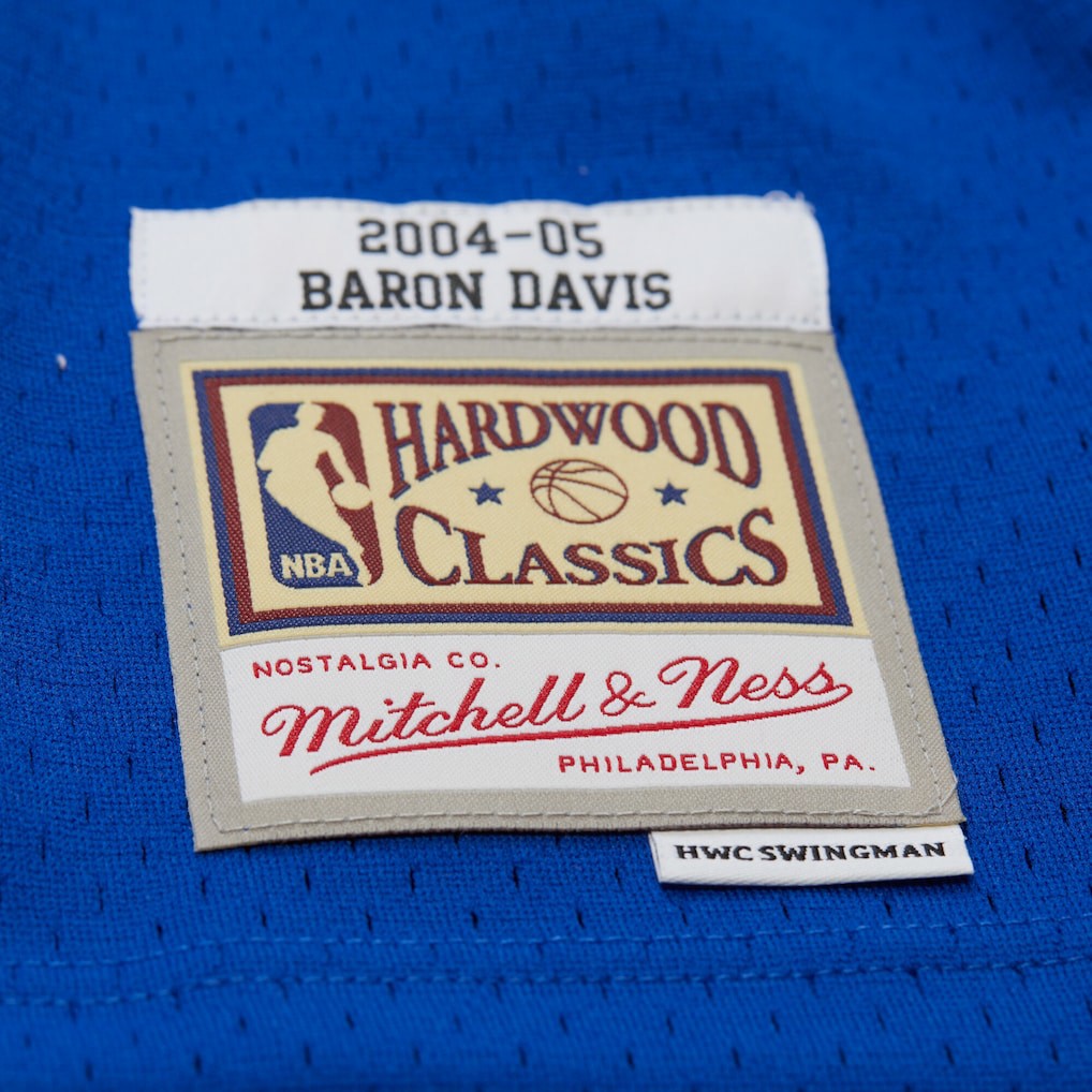 Baron Davis Golden State Warriors Hardwood Classics 2004/05 Swingman Jersey Royal