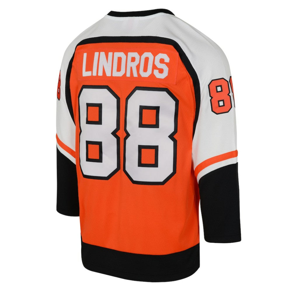 NHL Eric Lindros Philadelphia Flyers Mitchell & Ness Youth 1996/97 Power Play 2.0 Player Jersey with Captain Patch - Orange