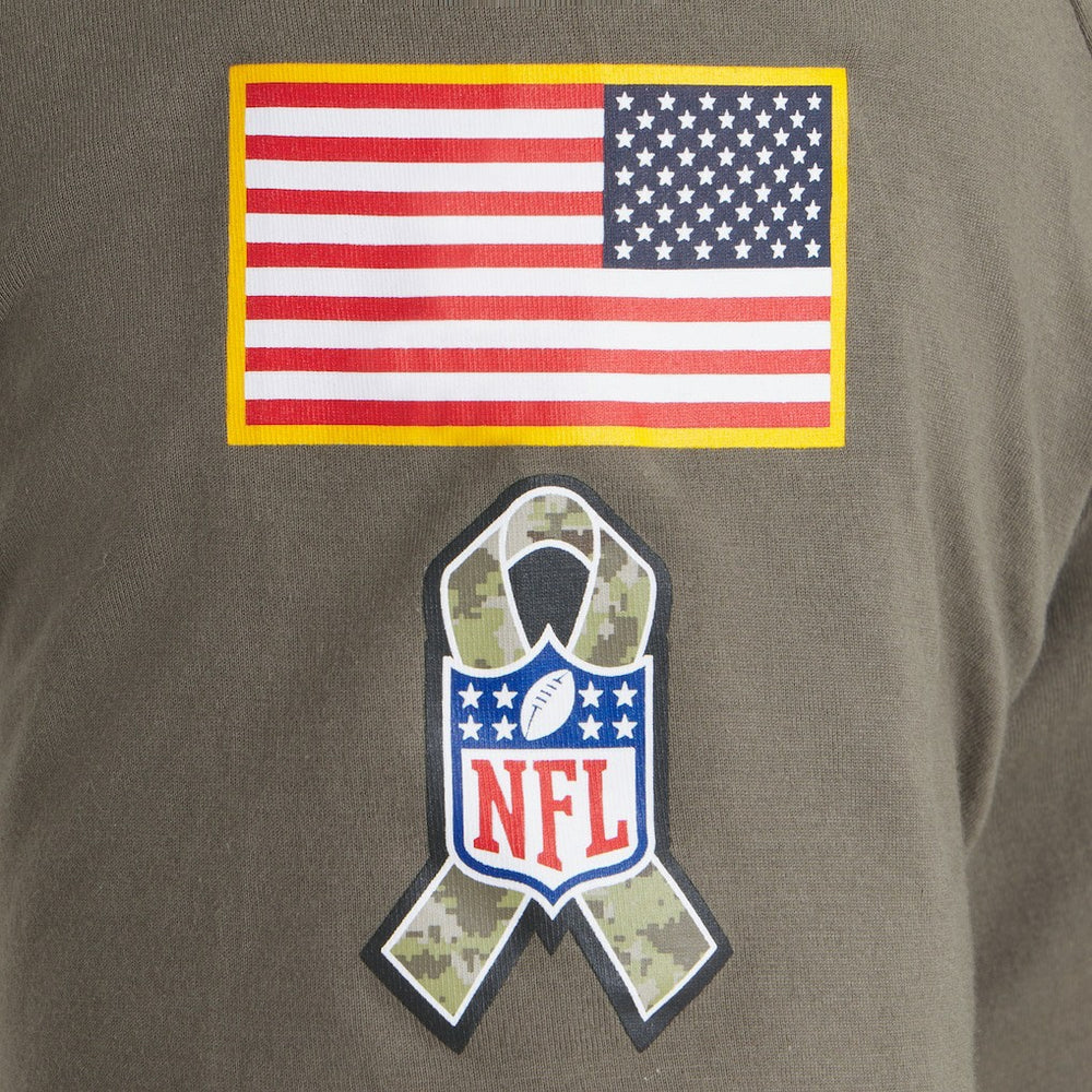 Joe Burrow Cincinnati Bengals 2025 Salute to Service Name & Number T-Shirt Olive