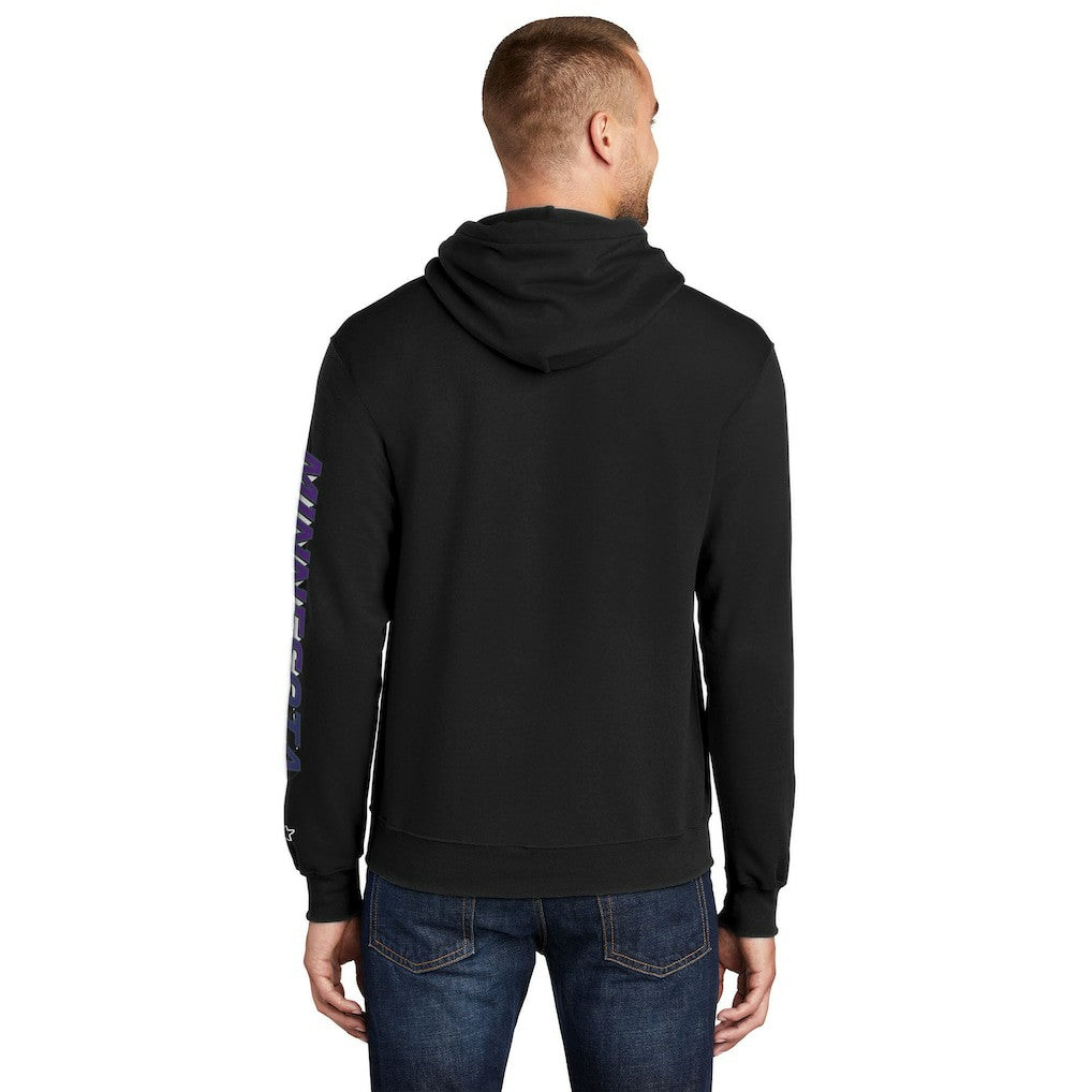 Minnesota Vikings Starter Wordmark Logo Pullover Hoodie Black