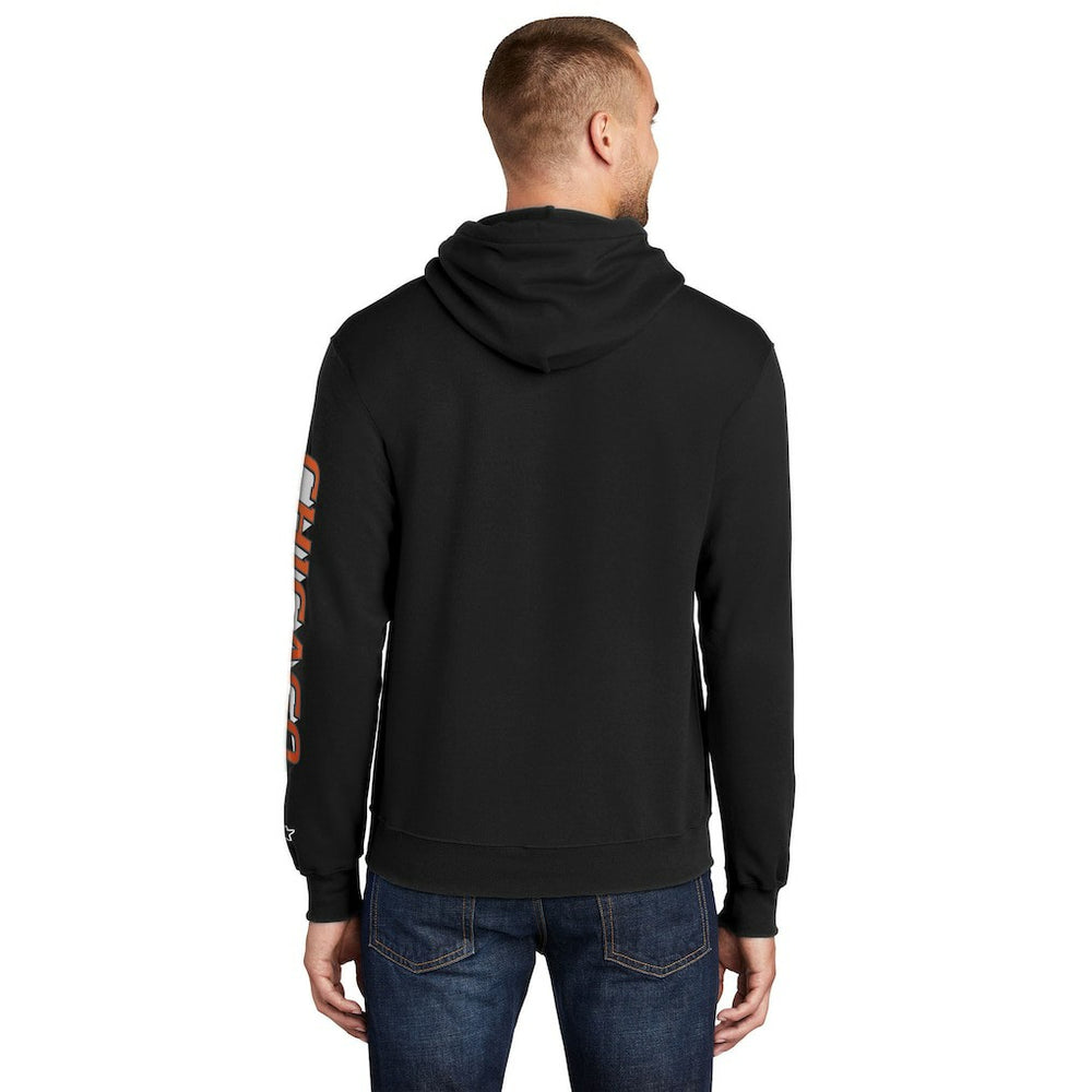 Chicago Bears Starter Wordmark Logo Pullover Hoodie Black