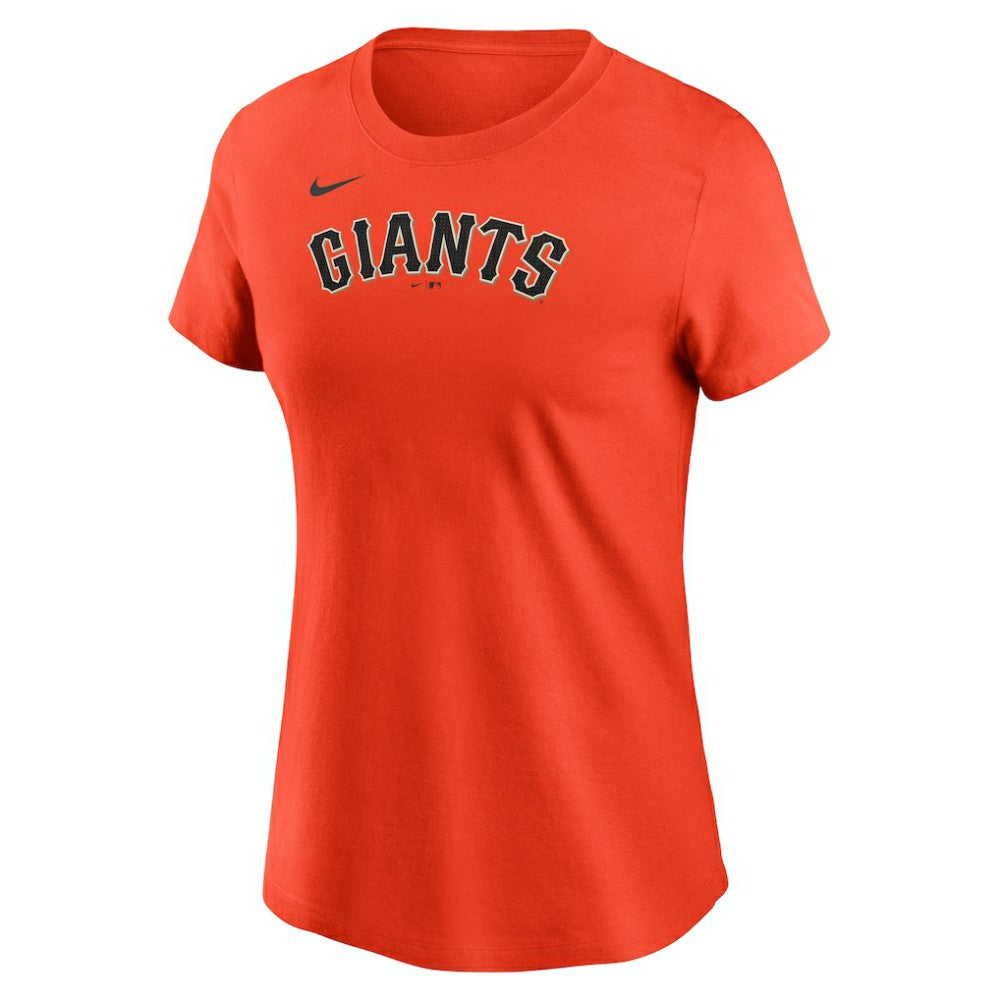 Willy Adames San Francisco Giants Nike Women's Cooperstown Collection Fuse Name & Number T-Shirt - Orange T-shirts