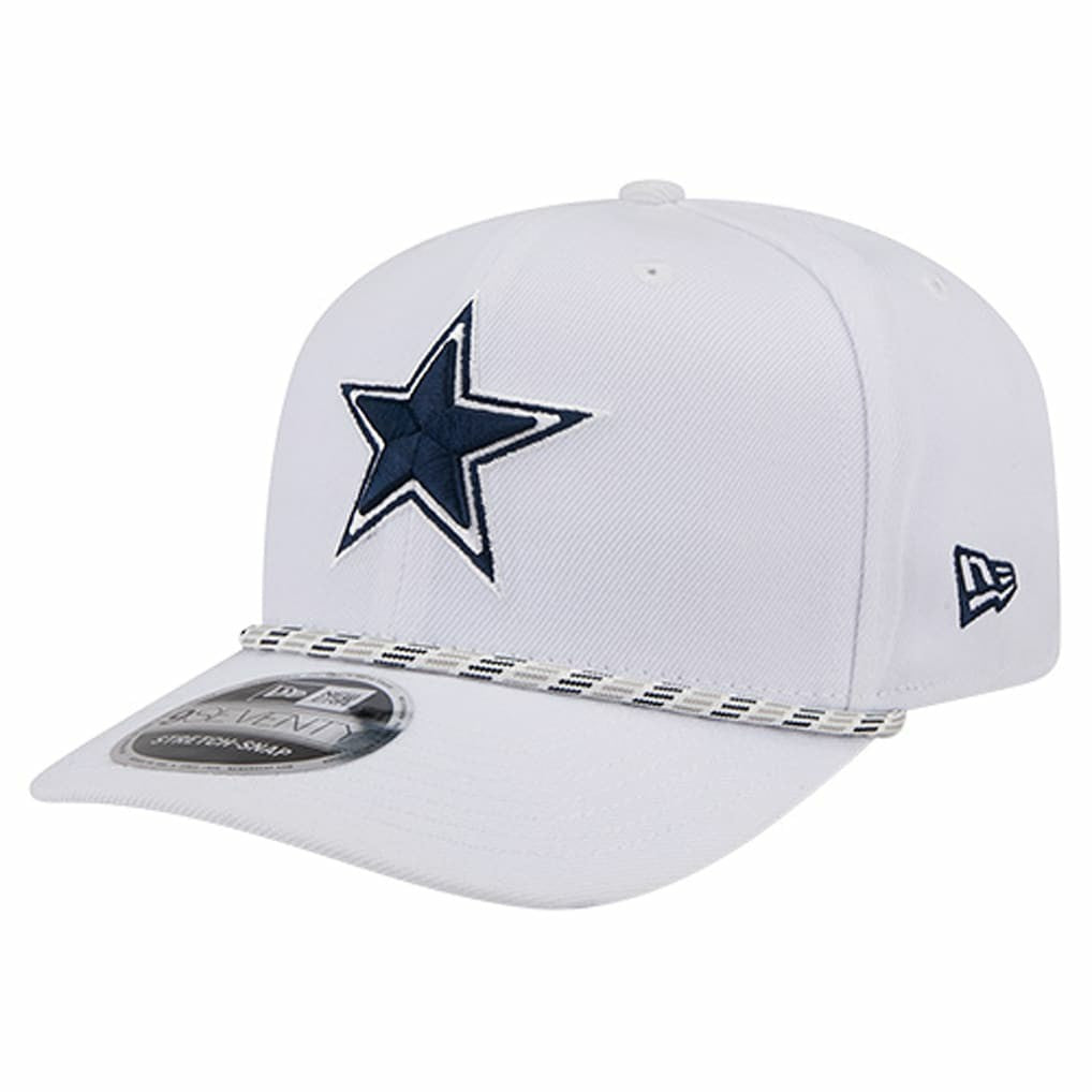Dallas Cowboys New Era Gameday Multi Rope 9SEVENTY Adjustable Hat White