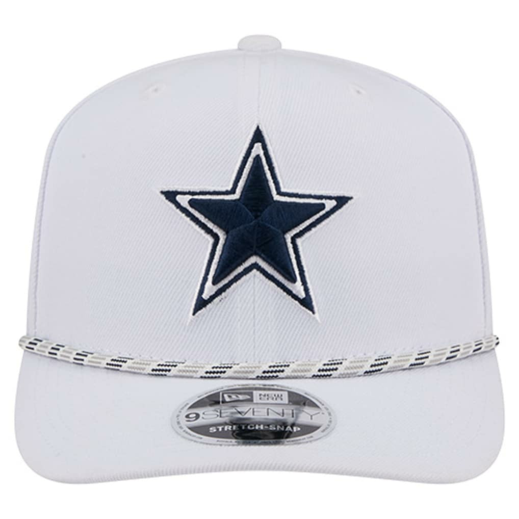 Dallas Cowboys New Era Gameday Multi Rope 9SEVENTY Adjustable Hat White