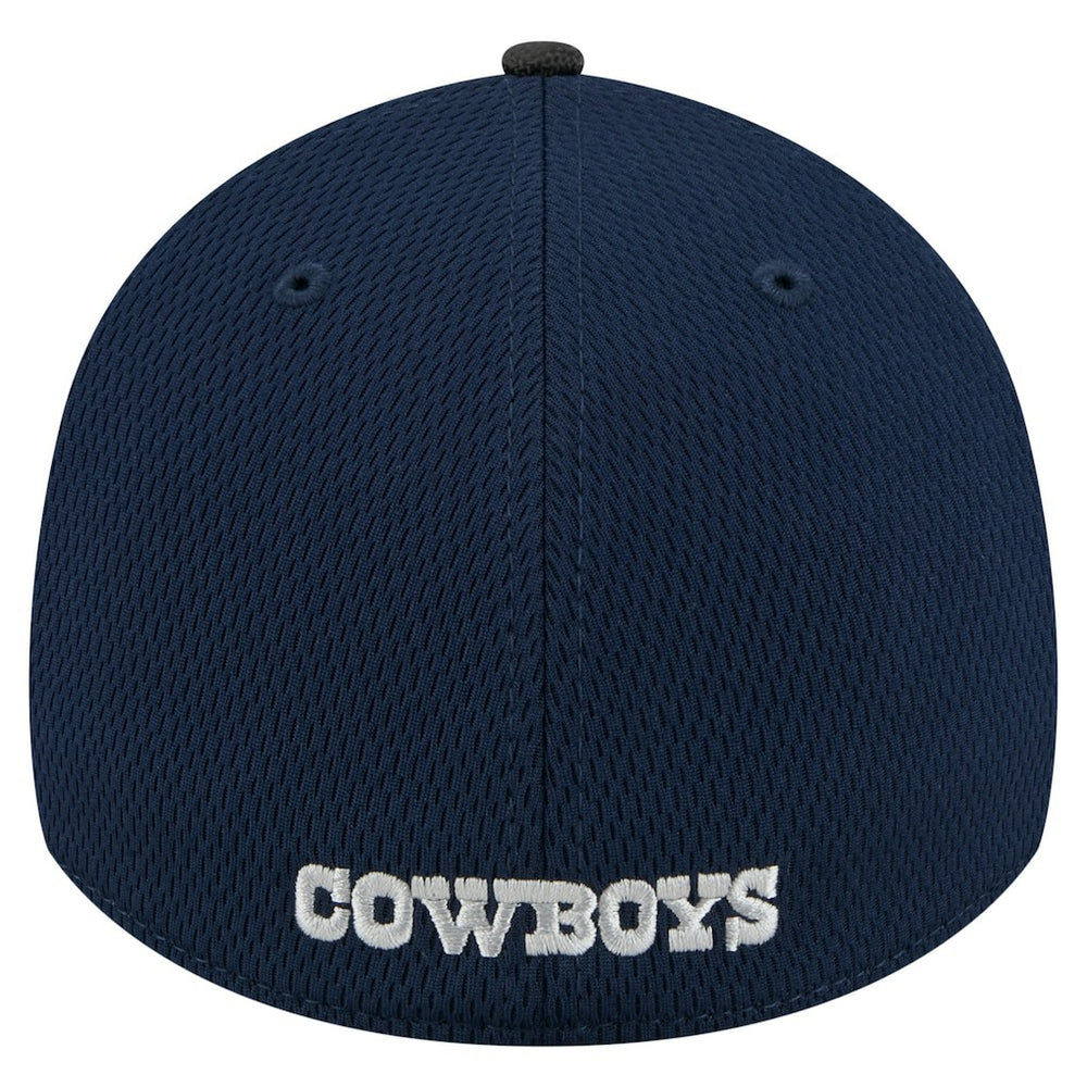 Dallas Cowboys New Era Visor Hit 39THIRTY Flex Hat Navy/Black