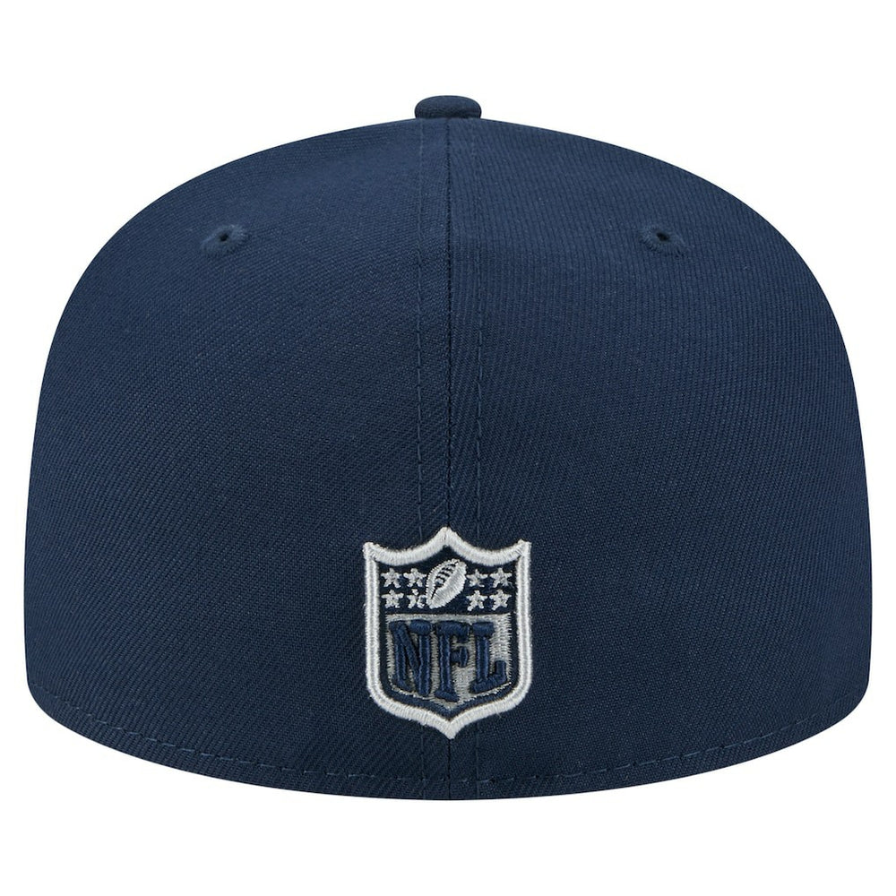 Dallas Cowboys New Era Oversized 59FIFTY Fitted Hat Navy