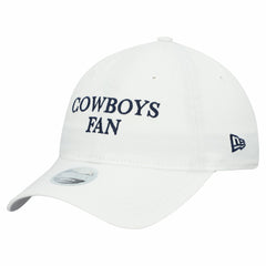 Dallas Cowboys New Era Women's Team Fan 9TWENTY Adjustable Hat White