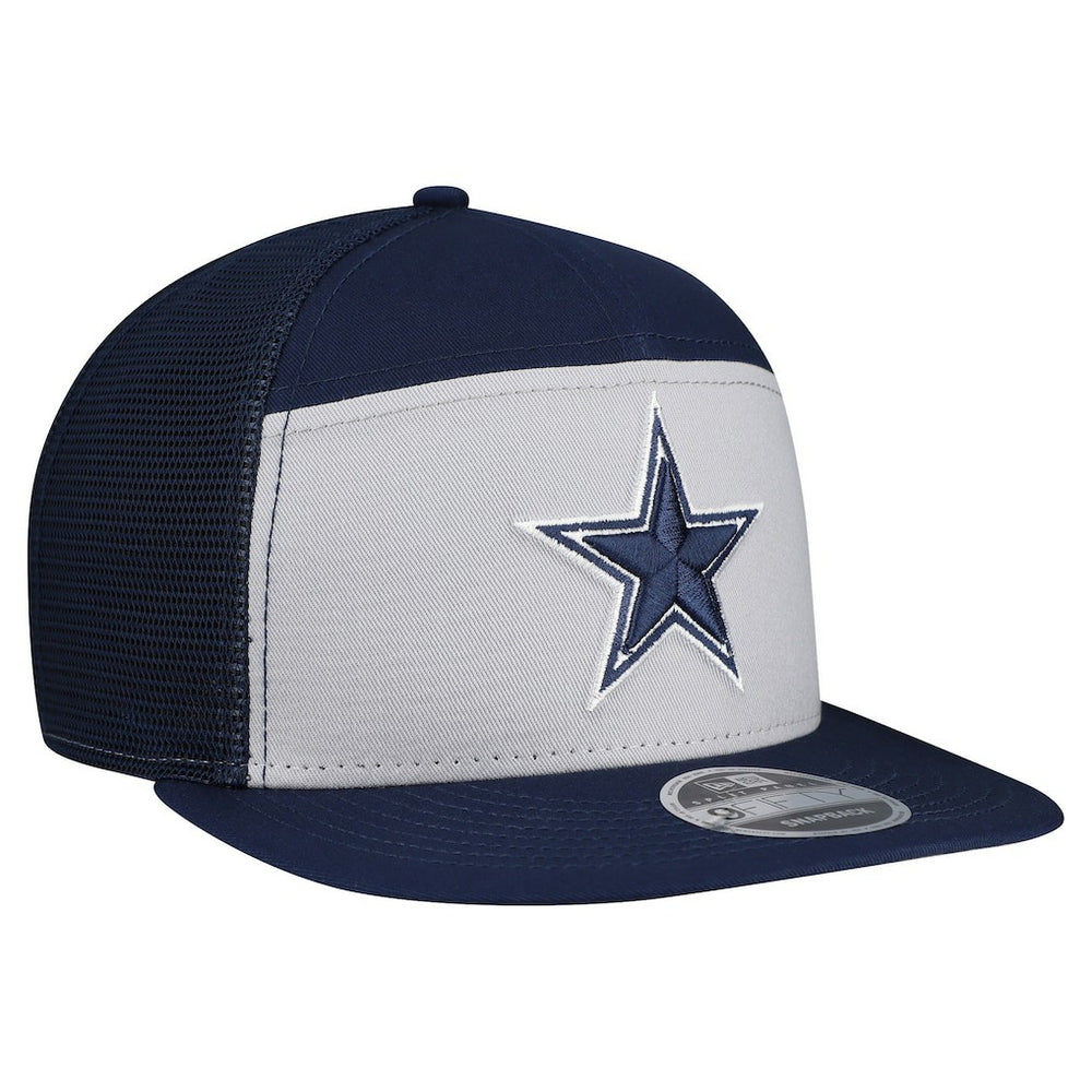Dallas Cowboys New Era Outdoor Split Panel 9FIFTY Snapback Hat Gray/Navy