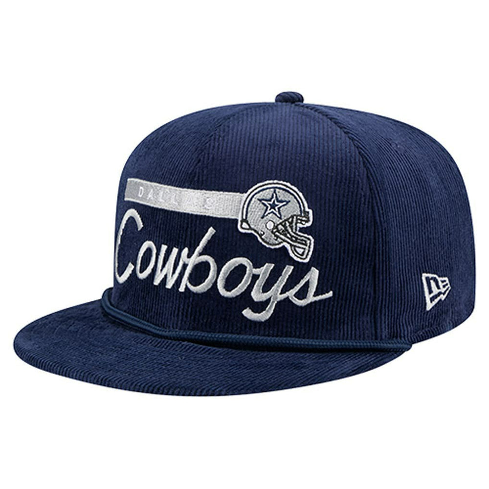 Dallas Cowboys New Era Cord Rope 9FIFTY Snapback Hat Navy