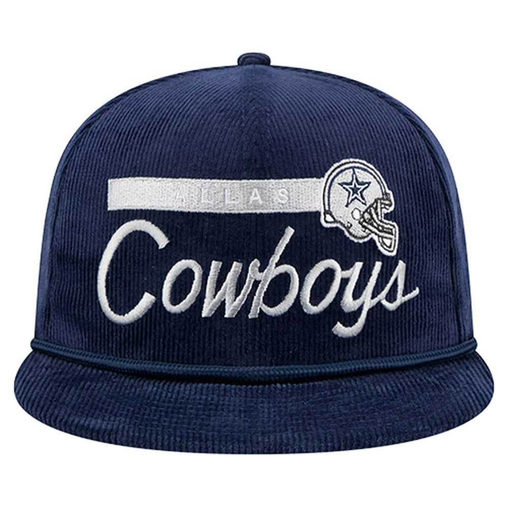 Dallas Cowboys New Era Cord Rope 9FIFTY Snapback Hat Navy