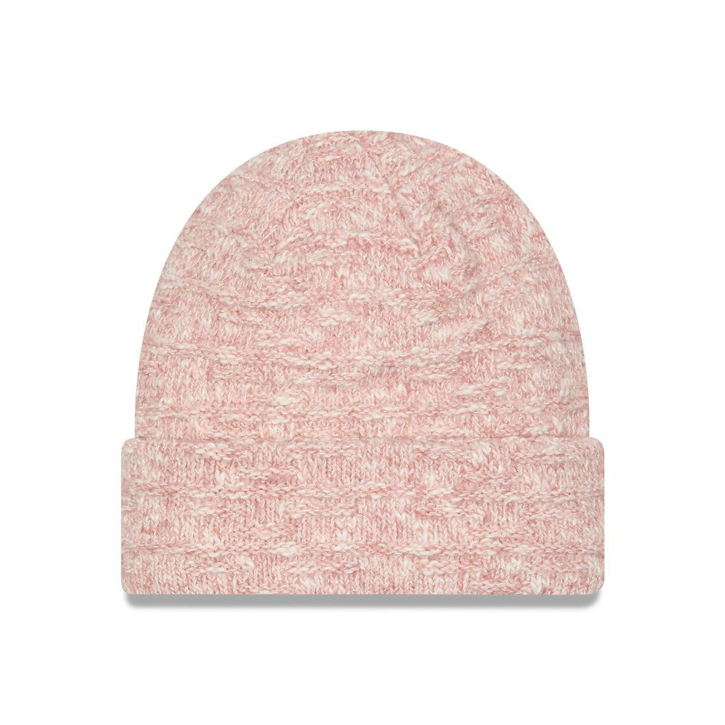 Dallas Cowboys New Era Women's Metallic Cuffed Knit Hat Pink