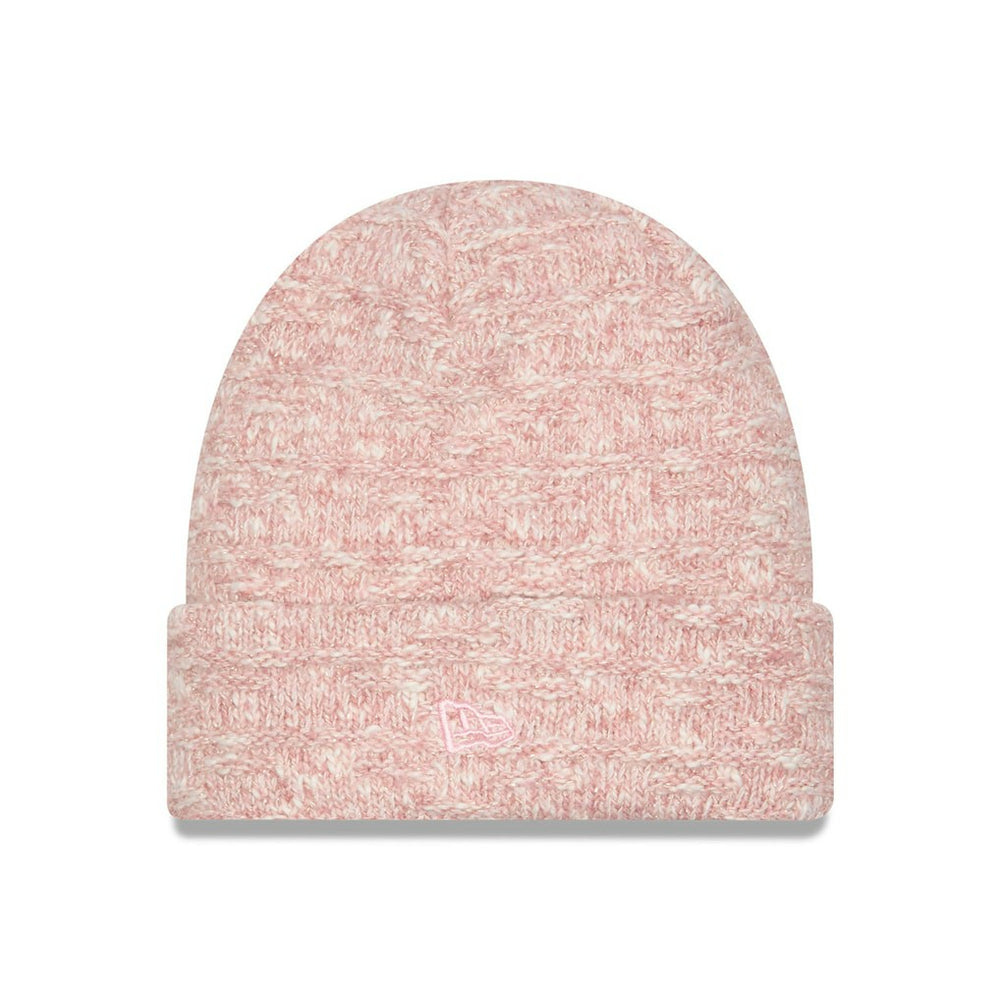 Dallas Cowboys New Era Women's Metallic Cuffed Knit Hat Pink