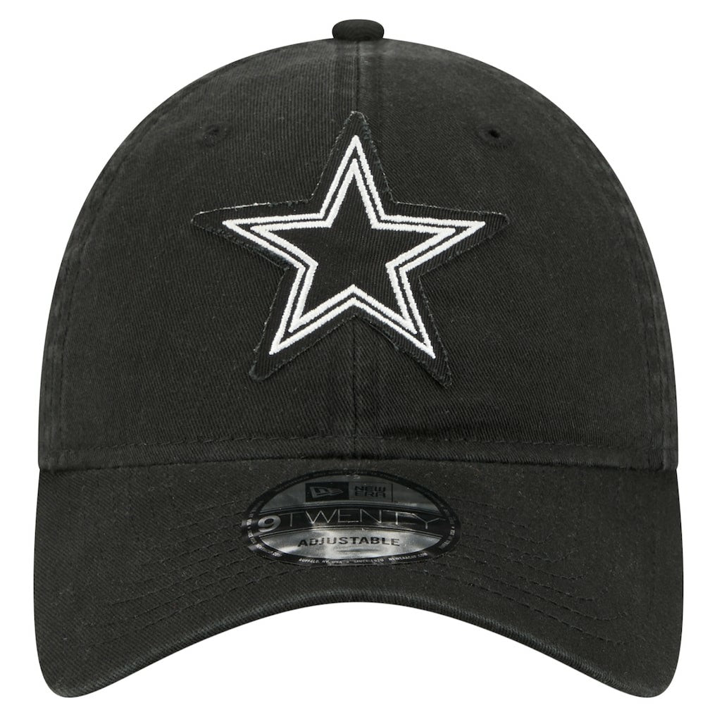 Dallas Cowboys New Era Stamp 9TWENTY Adjustable Hat Black