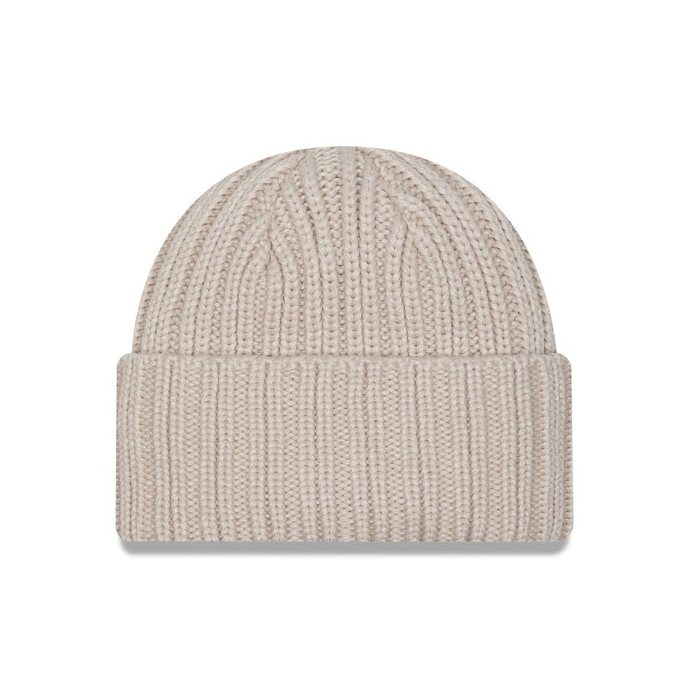 Dallas Cowboys New Era Logo Applique Cuffed Knit Hat Light Beige