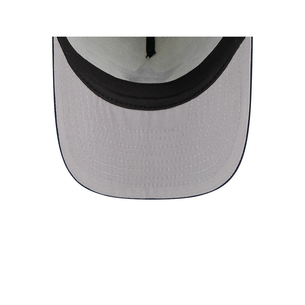 Dallas Cowboys New Era Banner A-Frame 9FIFTY Snapback Hat Cream/Navy