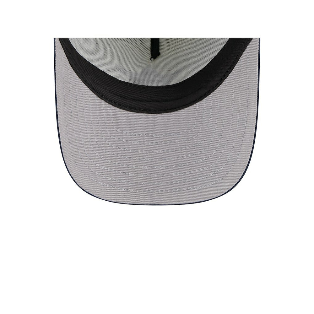 Dallas Cowboys New Era Banner A-Frame 9FIFTY Snapback Hat Cream/Navy