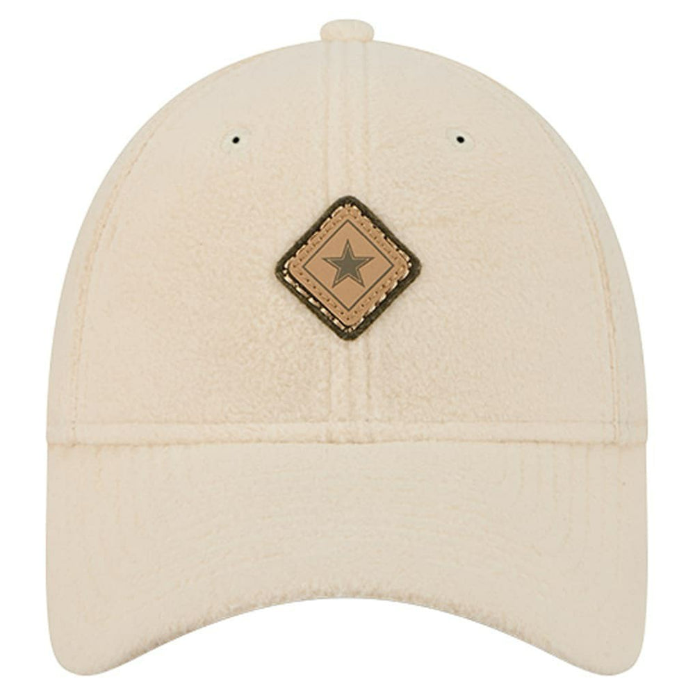 Dallas Cowboys New Era Women's Comfy 9FORTY Adjustable Hat Cream