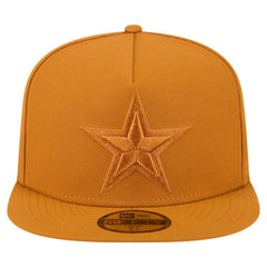 Dallas Cowboys New Era Color Pack A-Frame 59FIFTY Fitted Hat Brown