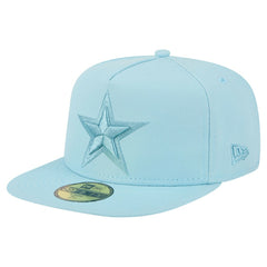 Dallas Cowboys New Era Color Pack A-Frame 59FIFTY Fitted Hat Light Blue
