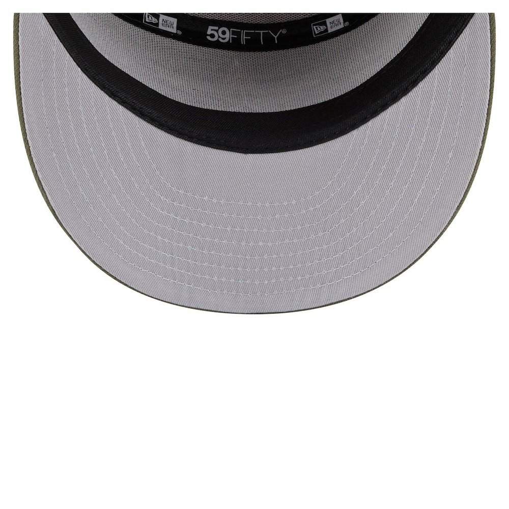 Dallas Cowboys New Era 2-Tone Color Pack Split Panel 59FIFTY Fitted Hat Olive/Brown