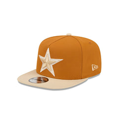 Dallas Cowboys New Era Two-Tone Color Pack A-Frame 9FIFTY Snapback Hat Brown/Light Beige