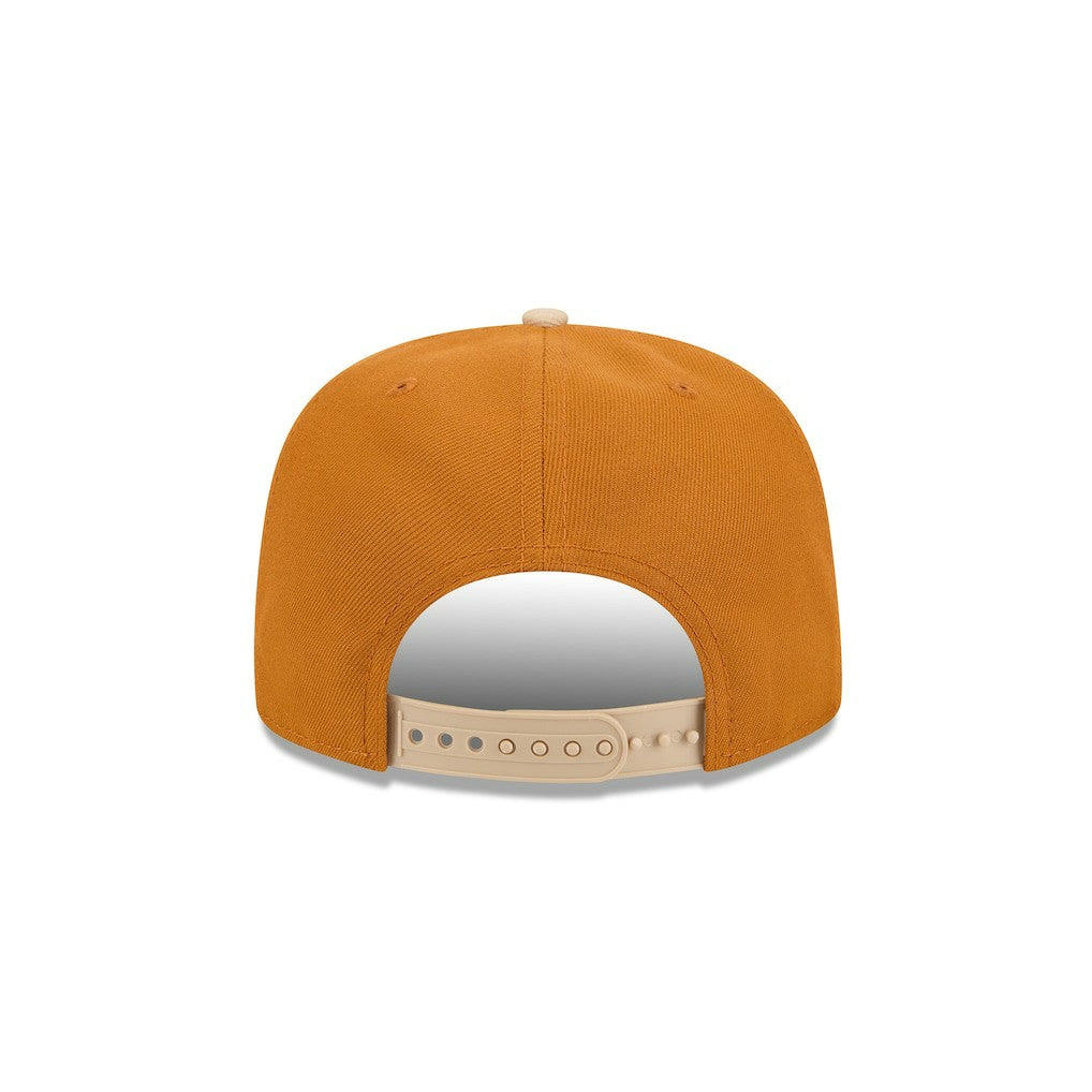 Dallas Cowboys New Era Two-Tone Color Pack A-Frame 9FIFTY Snapback Hat Brown/Light Beige