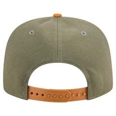 Dallas Cowboys New Era Two-Tone A-Frame 9FIFTY Snapback Hat Olive/Brown