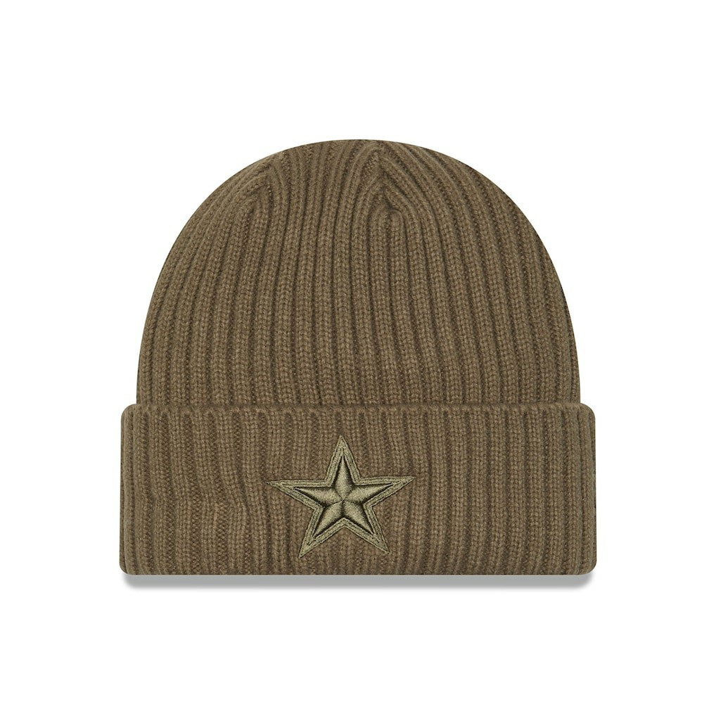 Dallas Cowboys New Era Color Pack Cuffed Knit Hat Olive