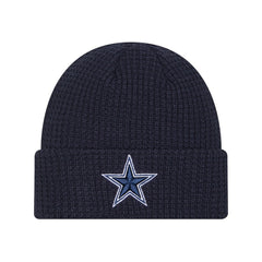 Dallas Cowboys New Era Youth Waffle Cuffed Knit Hat Navy