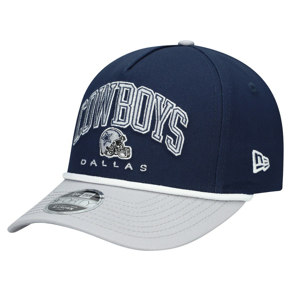 Dallas Cowboys New Era Preschool Arch 9FORTY M-Crown A-Frame COOLERA Adjustable Hat Navy/Gray