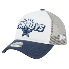 Dallas Cowboys New Era Preschool Streak A-Frame 9FORTY Adjustable Hat White/Navy