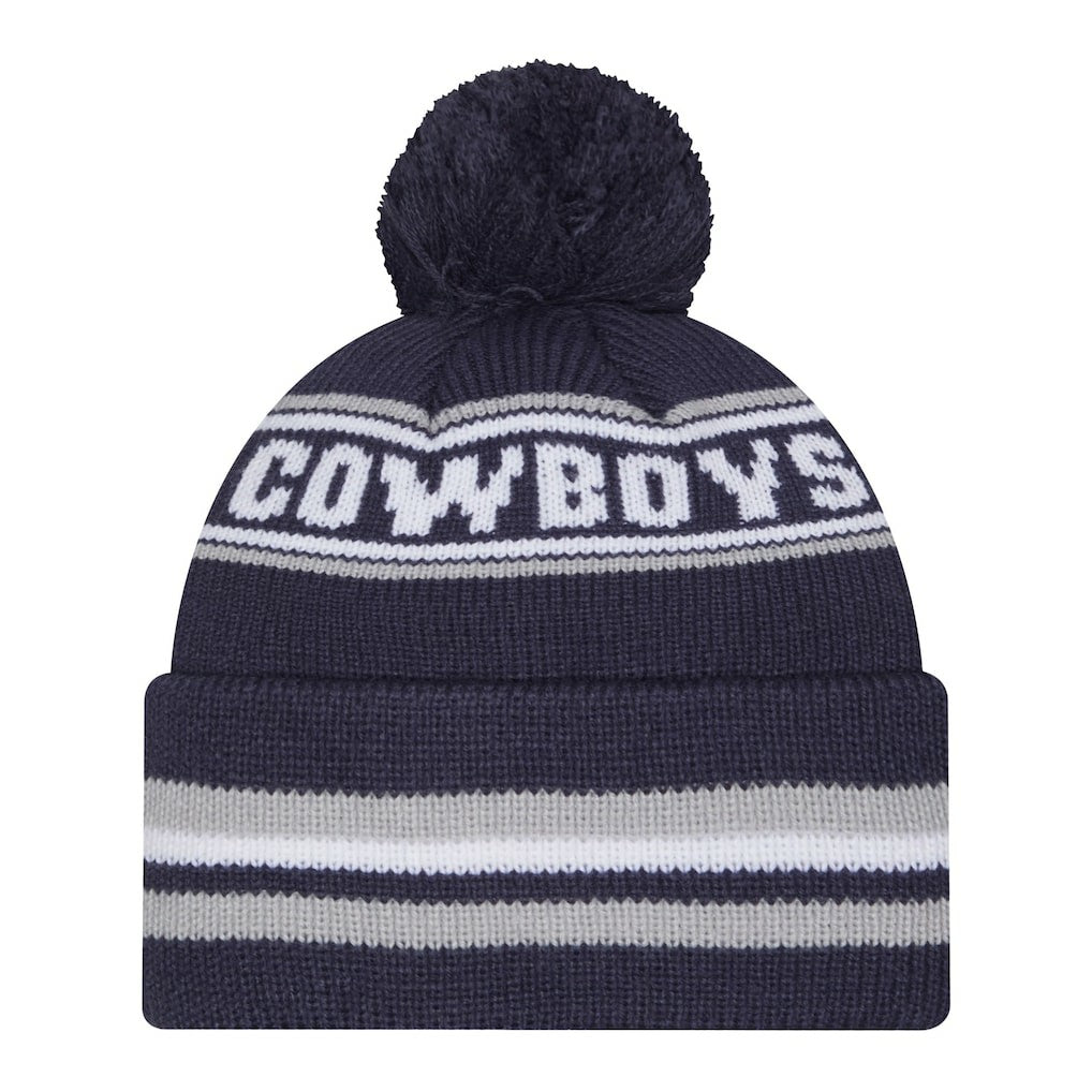 Dallas Cowboys New Era Pre-School Classic Cuffed Knit Hat with Pom Navy