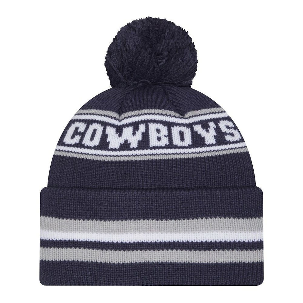 Dallas Cowboys New Era Pre-School Classic Cuffed Knit Hat with Pom Navy