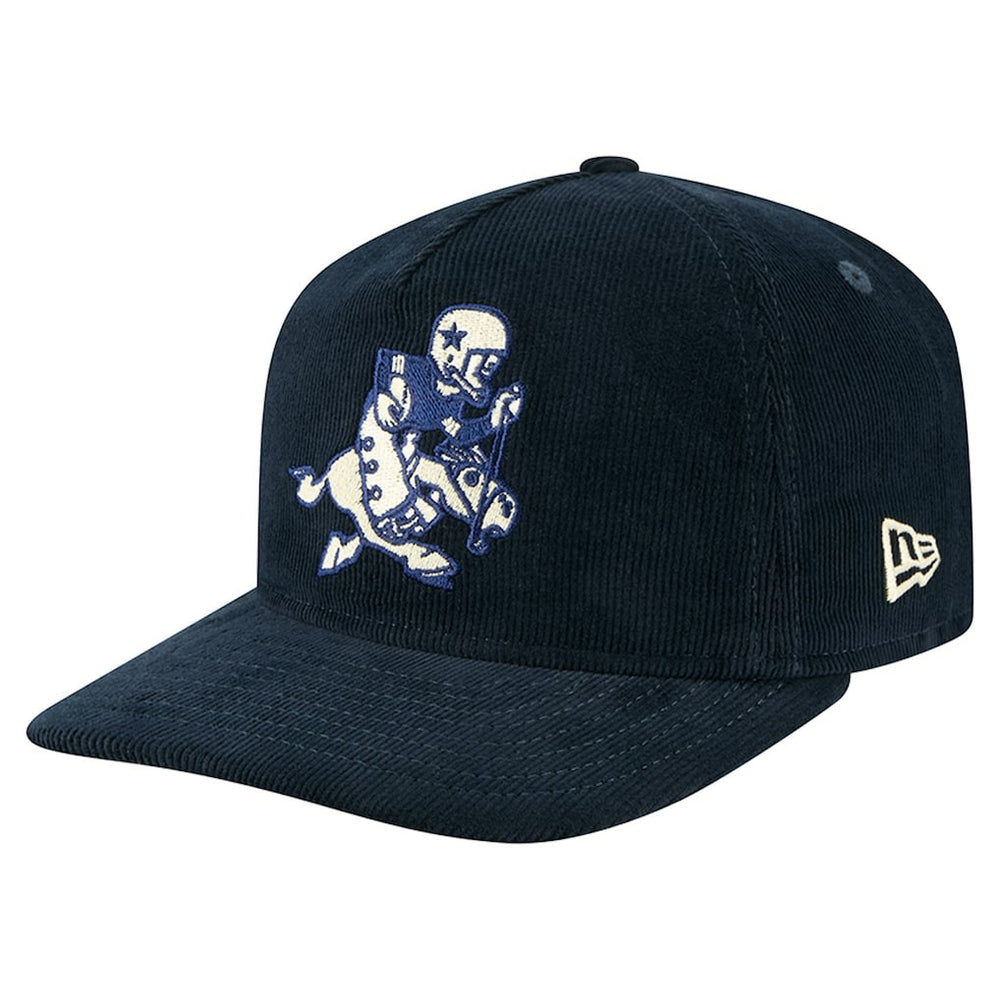 Dallas Cowboys New Era Retro Joe Nostalgic Corduroy Golfer Adjustable Hat Navy