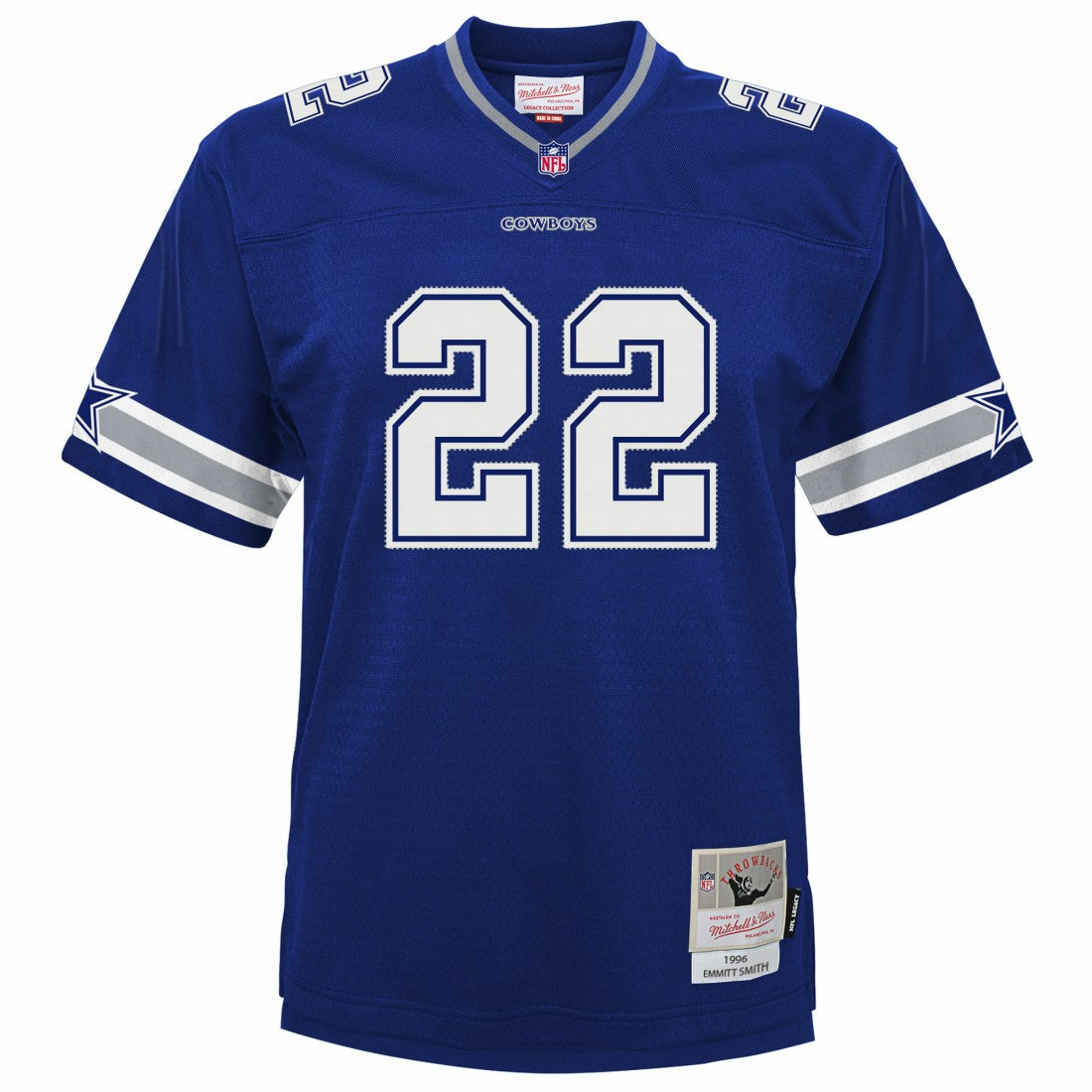 Emmitt Smith Dallas Cowboys Preschool 1996 Retired Player Legacy Jersey Navy