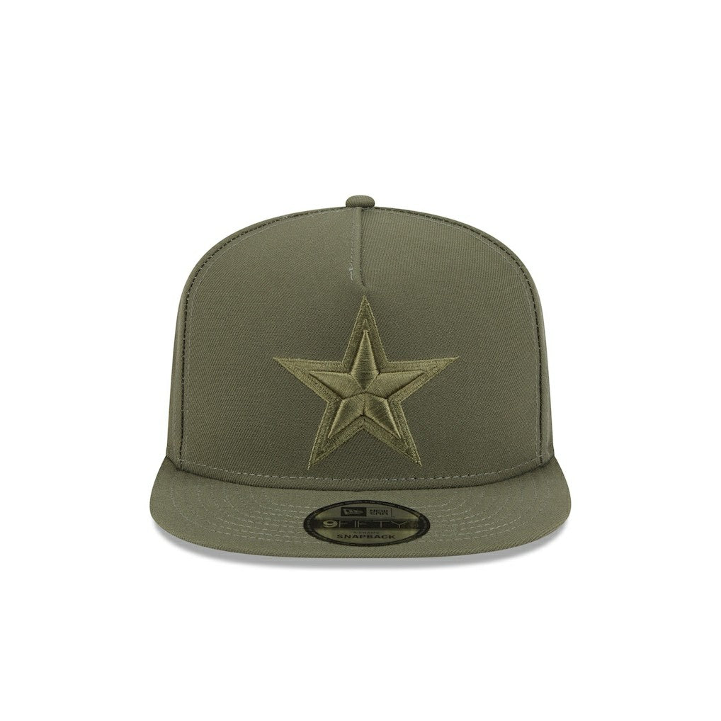 Dallas Cowboys New Era Youth Color Pack A-Frame 9FIFTY Olive