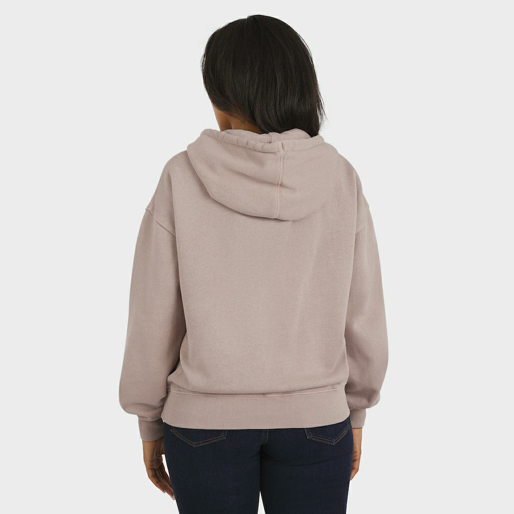 Baltimore Ravens WEAR by Erin Andrews Women's Washed Pullover Crewdie Tan