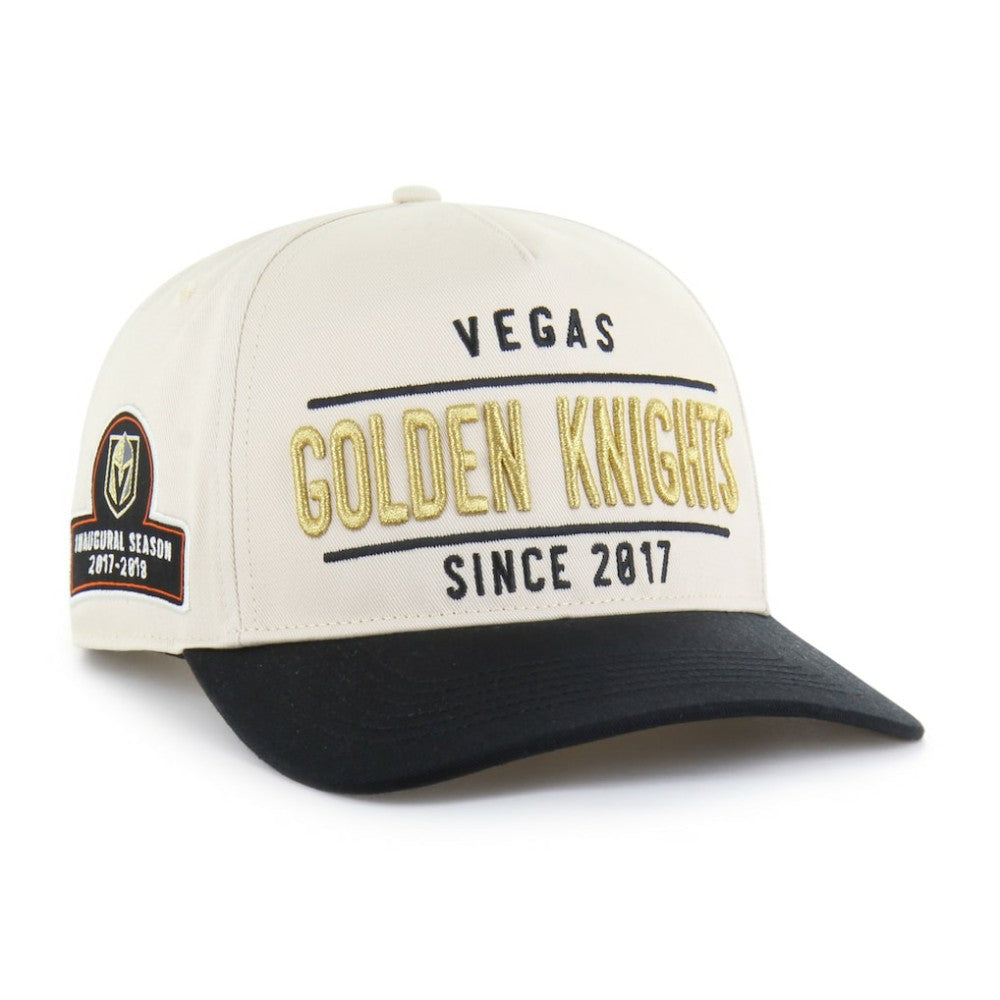 NHL Vegas Golden Knights '47 Expansion Debut Two-Tone Hitch Adjustable Hat - Cream/Black