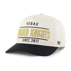 NHL Vegas Golden Knights '47 Expansion Debut Two-Tone Hitch Adjustable Hat - Cream/Black