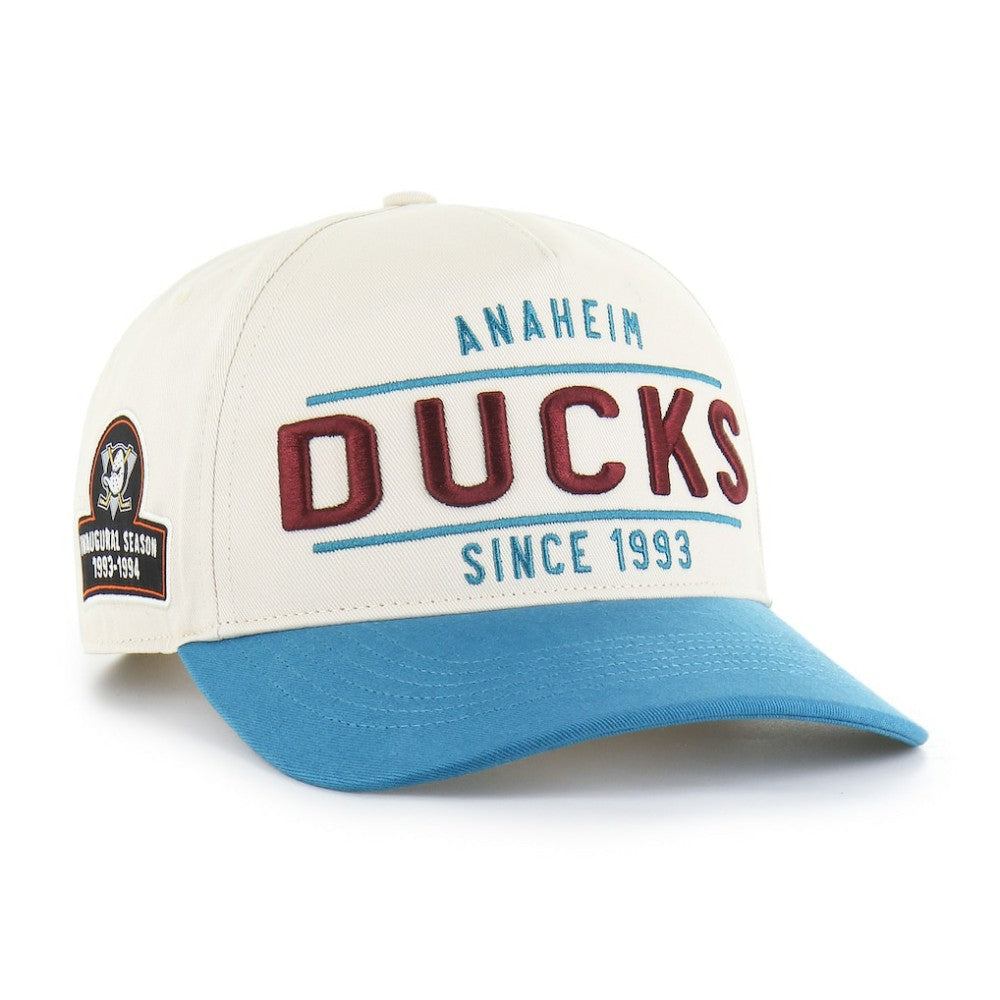 NHL Anaheim Ducks '47 Expansion Debut Two-Tone Hitch Adjustable Hat - Cream/Teal